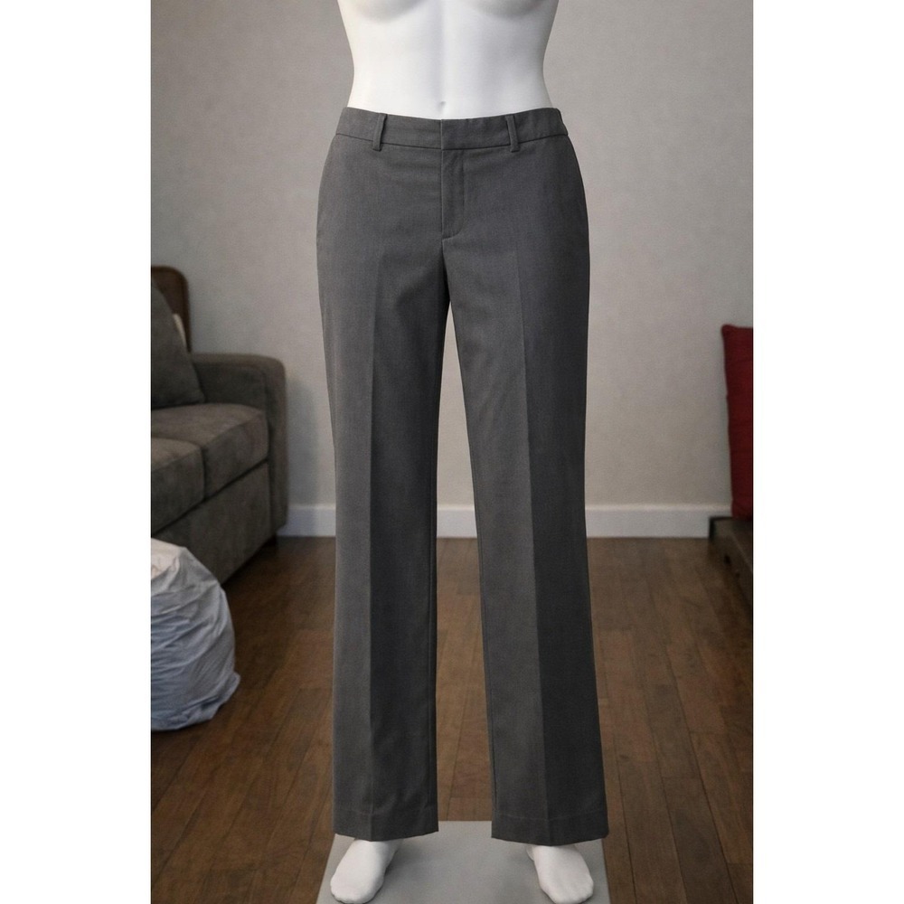 Gray Dress Slacks FormalTrousers Women's 10 Straight Leg